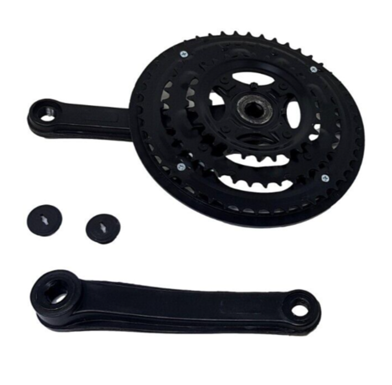 Triple Chainset 28/38/48T x 170mm Black-1